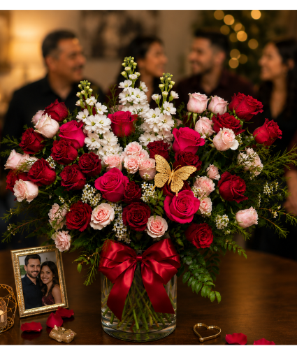 Blush Velvet Romance Call Us for Faster Service & Daily Specials: (915) 303-8500 Text Us to Order Anytime: (915) 505-3708 Your trusted source for Flowers & Delivery in El Paso TX 