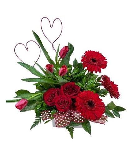 Blushing Admirer Valentine's Day flowers