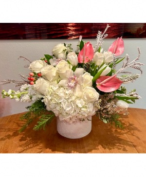 Blushing Angel Floral Arrangement