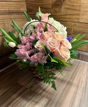 Blushing Basket Basket