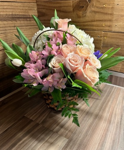 Blushing Basket Basket