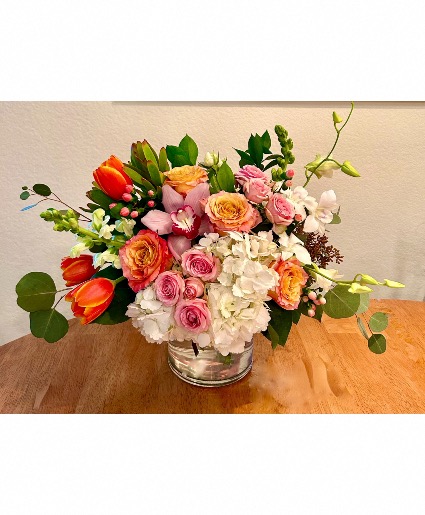 Blushing Blossoms Flower Bouquet