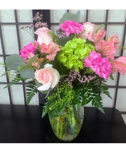 Blushing Beauty Fresh Arrangement 