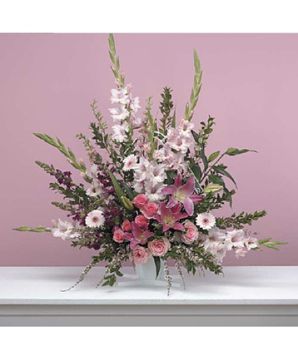 Blushing Comfort Arrangement Sympathy Arrangement