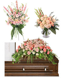 Blushing Farewell Sympathy Collection