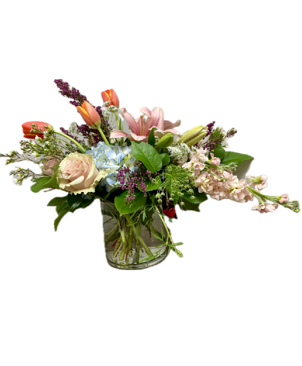 Blushing for You Vase Arrangement