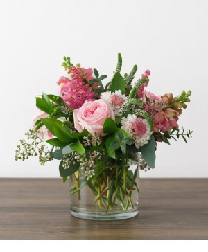 Blushing Garden * all around design* Vase Arrangment 