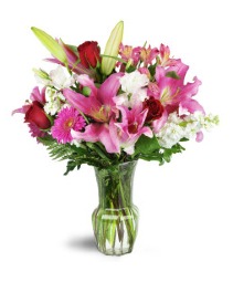 Blushing in Pinks Arrangement  