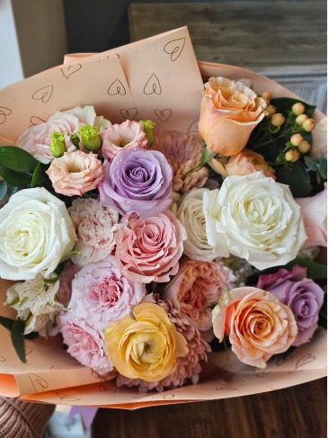 Blushing Love Bouquet  in Frederick, MD | Maryland Florals