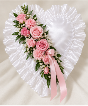 Blushing Love Casket Heart 