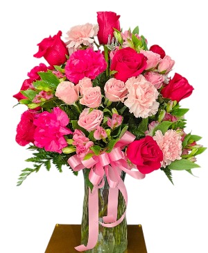 Blushing Love Floral arrangement 