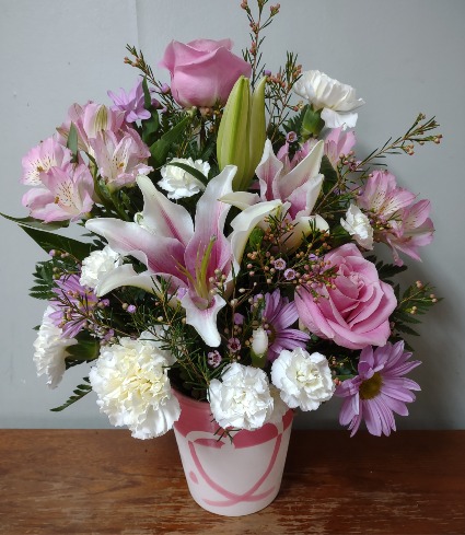 Blushing Love Fresh Arrangement