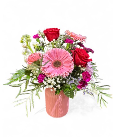 Blushing Love Floral Arrangement in Windom, MN | SHANNON LYNN'S FLORAL & BOUTIQUE