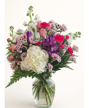 Blushing Meadow Vase Arrangement