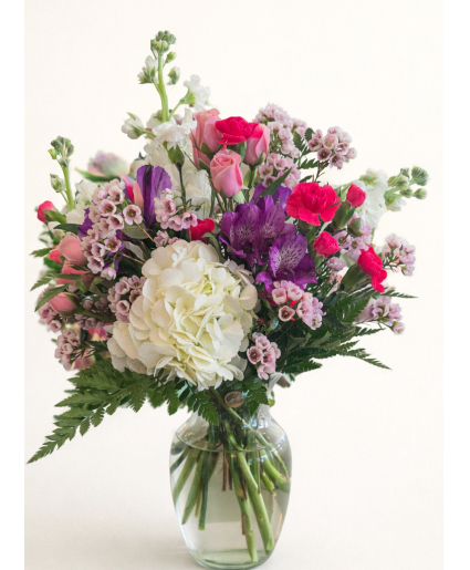 Blushing Meadow Vase Arrangement