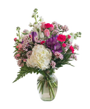 Blushing Meadow Vase Arrangement