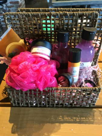 The Body Shop pamper me basket 