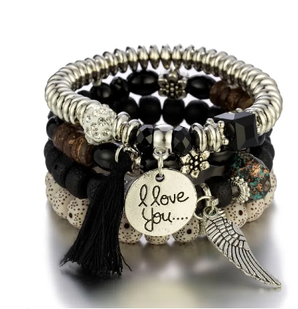 I LOVE YOU BOHEMIAN BRACELET 