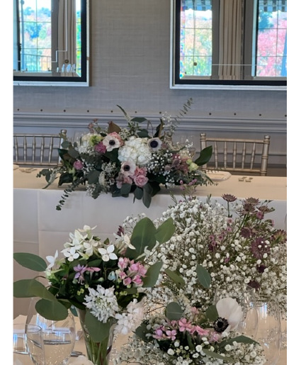 Boho blush Table Centerpiece