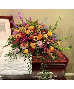 Bold and Beautiful  Casket Spray