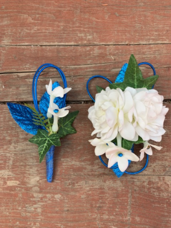 Bold and Blue Set Silk