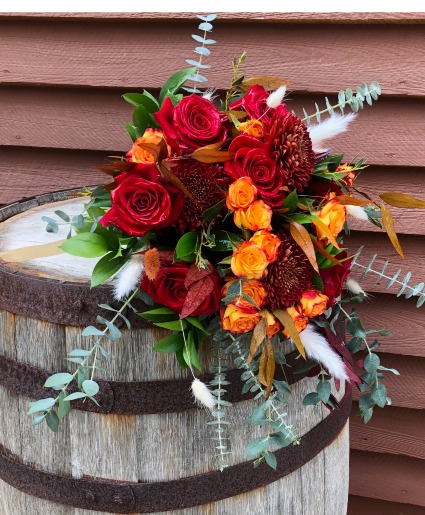 Bold and Rustic Wedding Bouquet