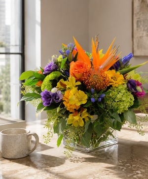Bold Cube Mix Centerpiece 