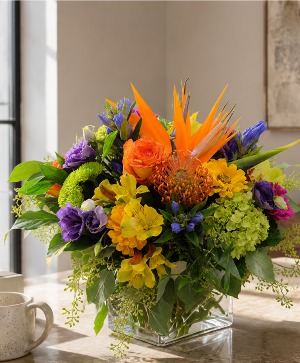 Bold Cube Mix Centerpiece 