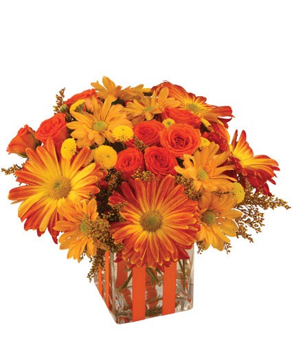 Bonfire Nights Vase Arrangement