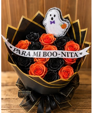 Para Mi BOO Nita  Halloween Flowers 