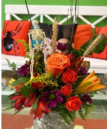 Boo-Quet Halloween Cube in Ruskin, FL | Oops a Daisy LLC