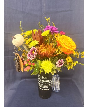 Boss's Day Tumbler Vase Arrangement