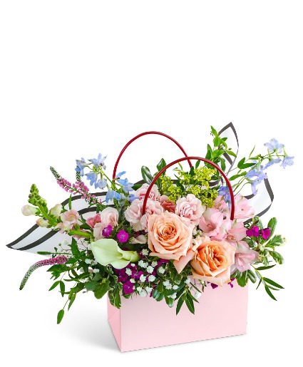 Botanical Blooms Tote Flower Arrangement