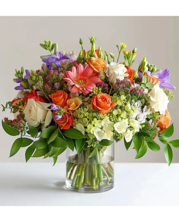 Botanical Burst Arrangement in Denison, TX | JUDY'S FLOWER SHOPPE