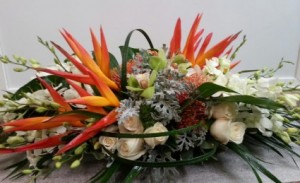 Bountiful Blooms Tropical Centerpiece 