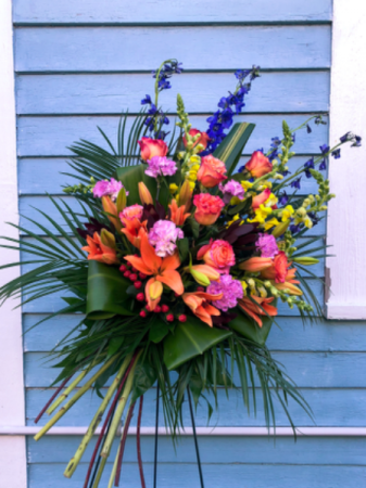 Bountiful Bouquet Standing Spray in Bay Saint Louis, MS | The French Potager