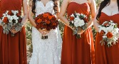 Bountiful Burgundy Wedding Flowers