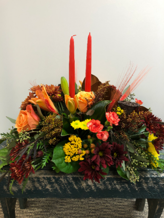 Bountiful Harvest Thanksgiving Centerpiece