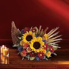 Bountiful Harvest Thanksgiving Cornucopia