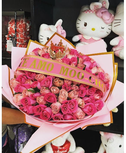 BOUQUET 100 ROSES 
