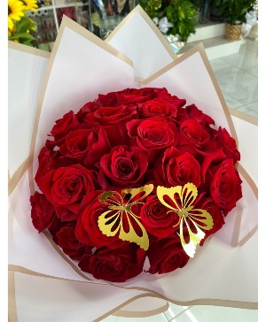 Ramo Buchon de 25 Rosas 