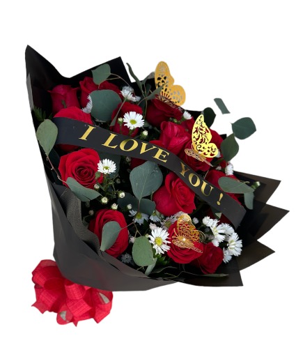 Bouquet of 24 roses 