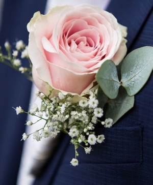 MODERN Prom Boutonniere 