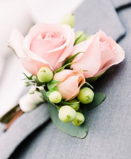 Rustic  Prom Boutonniere 