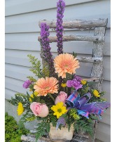 Box of posies Vase Arrangement 