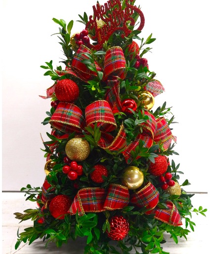 Boxwood Table Top Tree  
