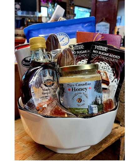 Breakfast to Go Gift basket