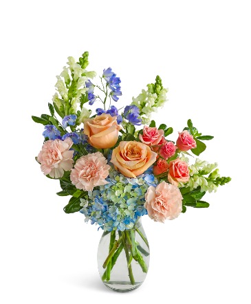 Breezy Blossom Flower Arrangement in Nevada, IA | Flower Bed
