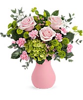 BREEZY PINK FLOWER ARRANGEMENT
