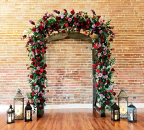 Bricks & Petals  Event Hall Wedding Arch 